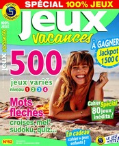 Jeux vacances Spécial 100% Jeux