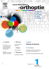 Revue francophone d'orthoptie