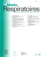 Revue des maladies respiratoires